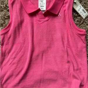 adidas Kids Pink Tank Top-Kids XL (16)